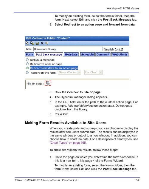 Ektron CMS400.NET User Manual