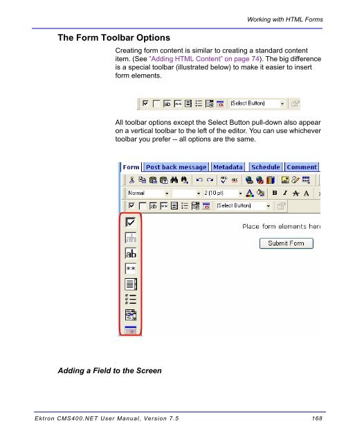 Ektron CMS400.NET User Manual