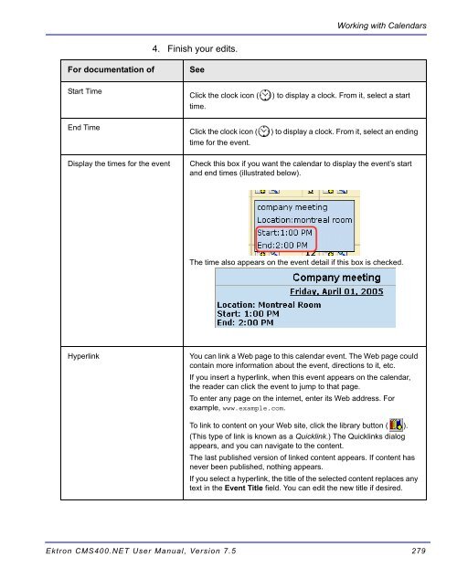 Ektron CMS400.NET User Manual