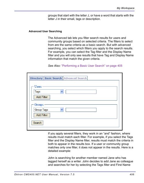 Ektron CMS400.NET User Manual