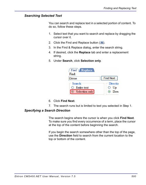 Ektron CMS400.NET User Manual