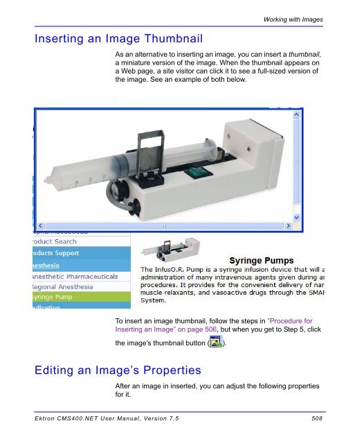 Ektron CMS400.NET User Manual