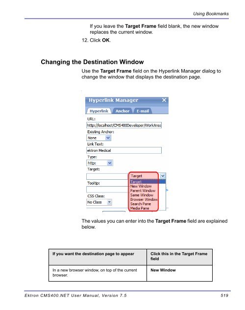 Ektron CMS400.NET User Manual