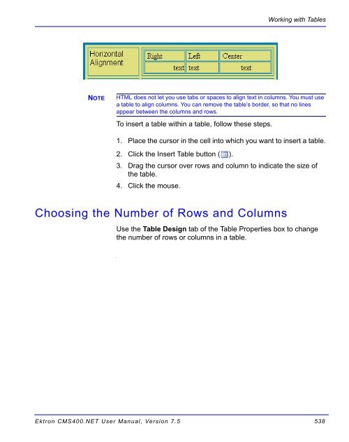 Ektron CMS400.NET User Manual