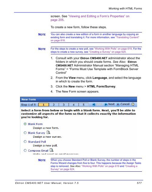 Ektron CMS400.NET User Manual