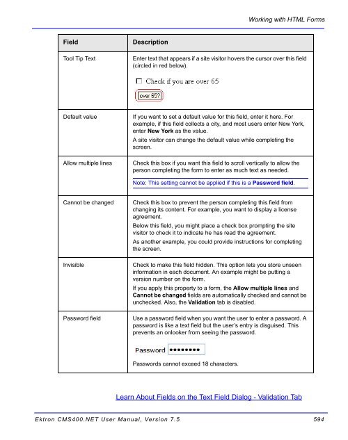 Ektron CMS400.NET User Manual