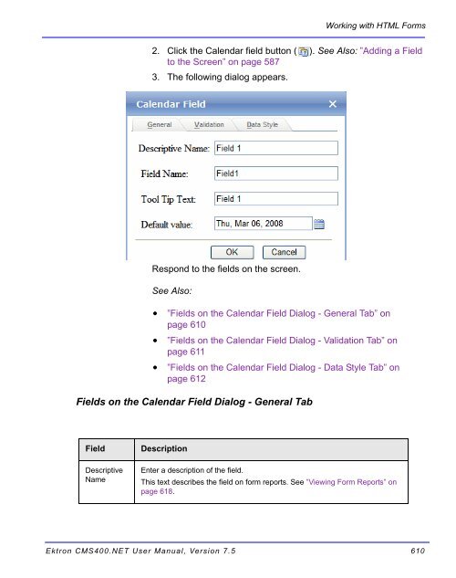 Ektron CMS400.NET User Manual