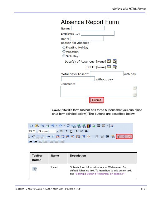 Ektron CMS400.NET User Manual