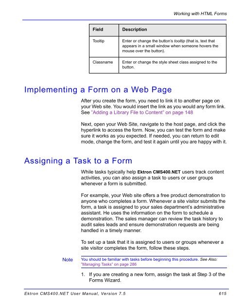 Ektron CMS400.NET User Manual