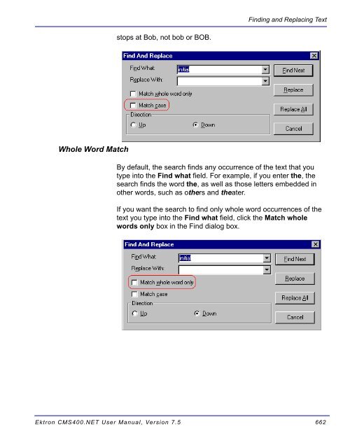 Ektron CMS400.NET User Manual