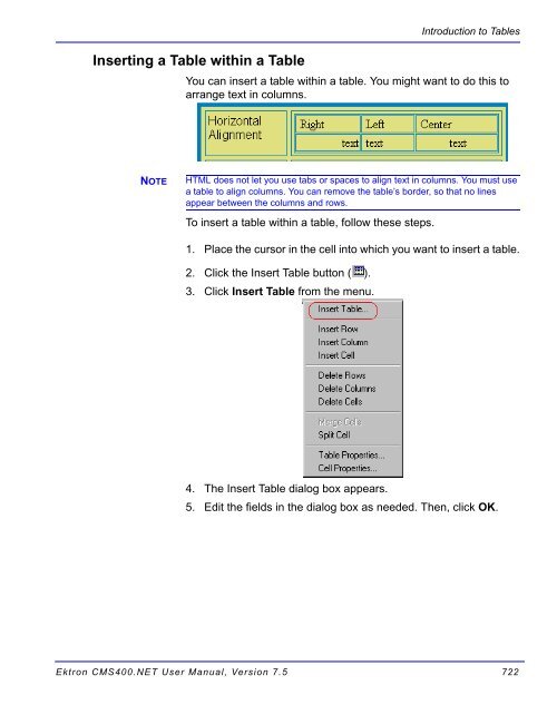 Ektron CMS400.NET User Manual