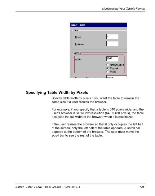 Ektron CMS400.NET User Manual