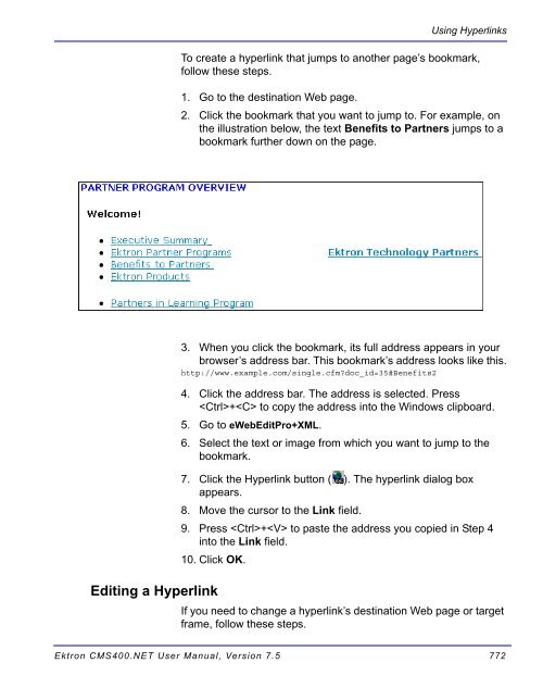 Ektron CMS400.NET User Manual