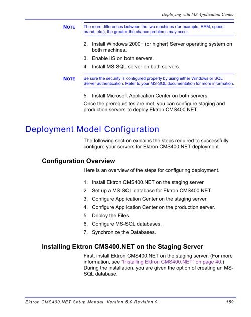 Ektron CMS400.NET Setup Manual