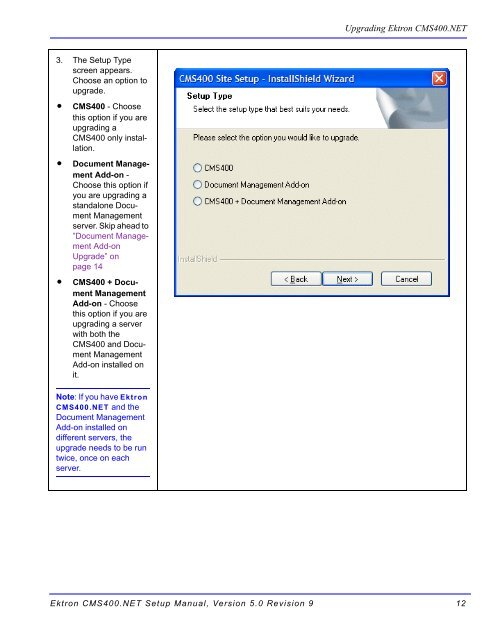 Ektron CMS400.NET Setup Manual