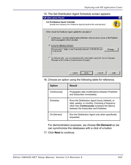 Ektron CMS400.NET Setup Manual