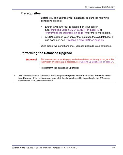 Ektron CMS400.NET Setup Manual