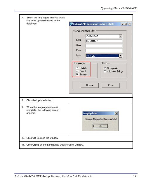 Ektron CMS400.NET Setup Manual