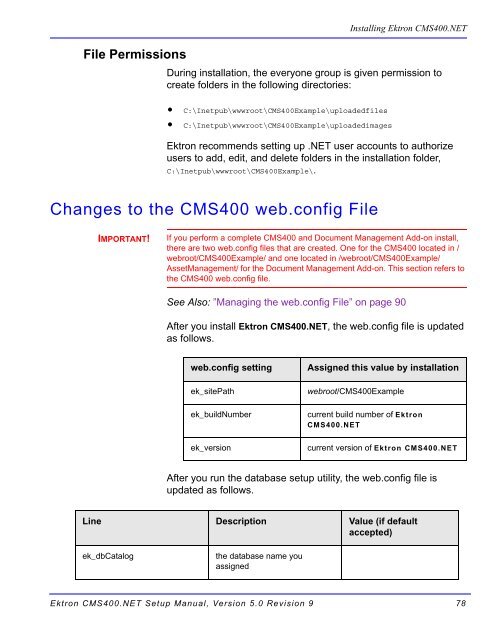 Ektron CMS400.NET Setup Manual