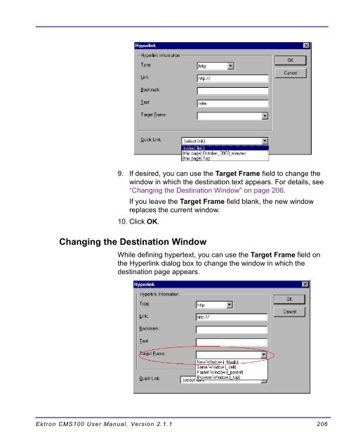 Ektron CMS100 User Manual