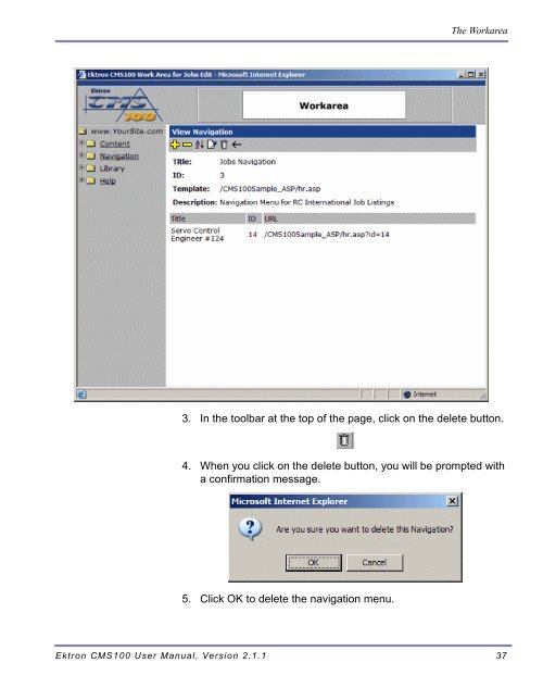 Ektron CMS100 User Manual