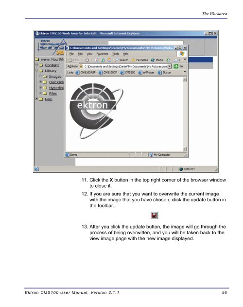 Ektron CMS100 User Manual