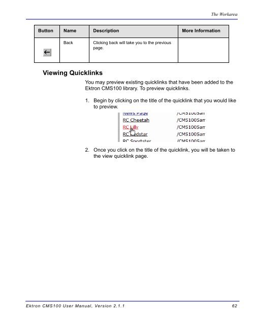 Ektron CMS100 User Manual