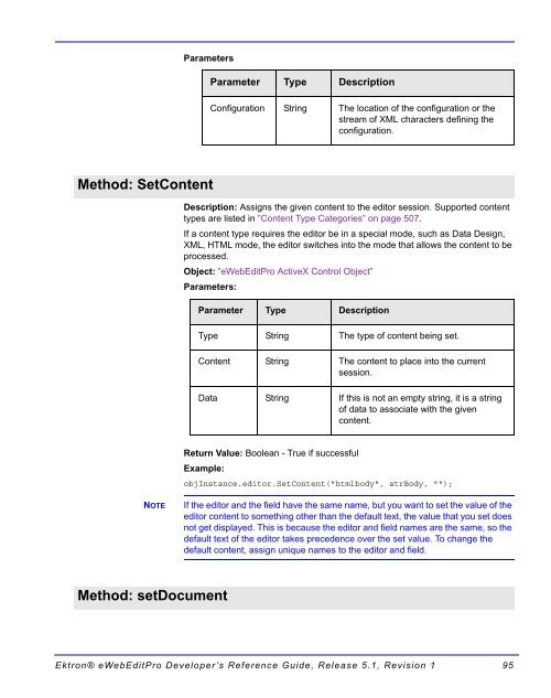 Ektron® eWebEditPro Developer's Reference Guide