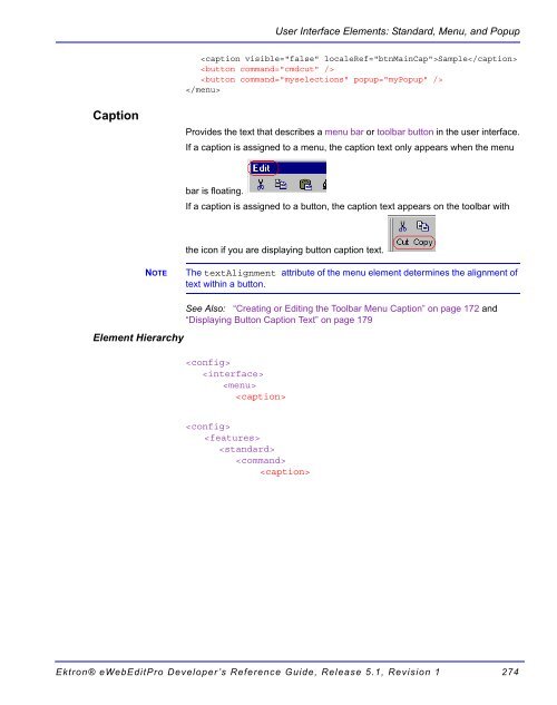 Ektron® eWebEditPro Developer's Reference Guide