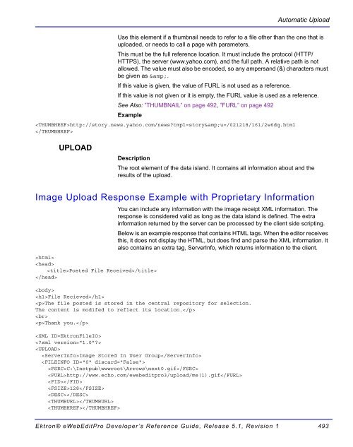 Ektron® eWebEditPro Developer's Reference Guide