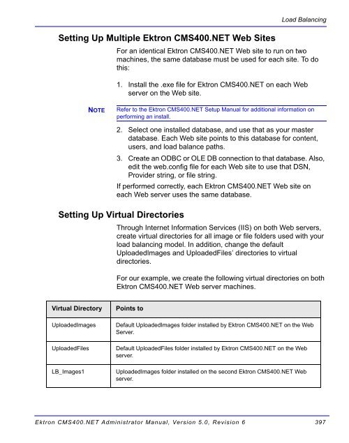 Ektron CMS400.NET Administrator Manual