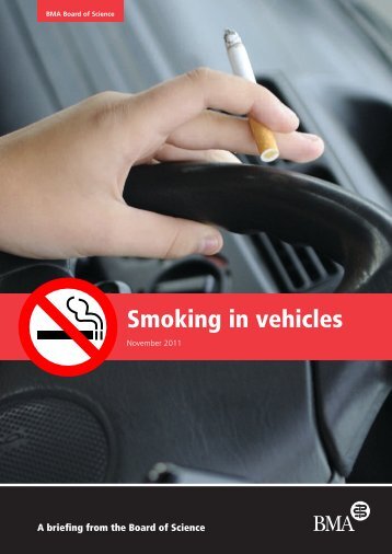 Smoking in vehicles - BMA