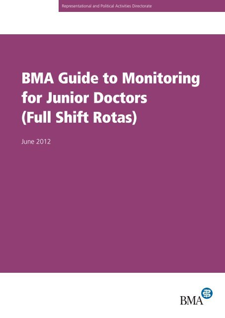 ensure that your hours are monitored - BMA