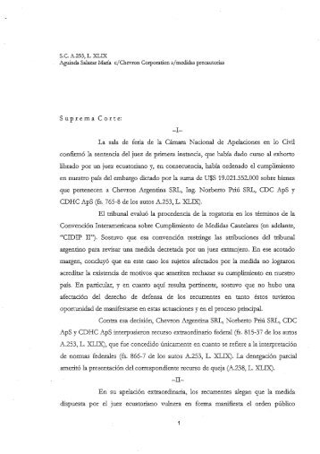 Dictamen - Ministerio Público Fiscal de la República Argentina