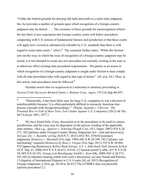 Hyundai Securities Co. v. Lee (Cal. Ct. App. 2013) - Letters Blogatory