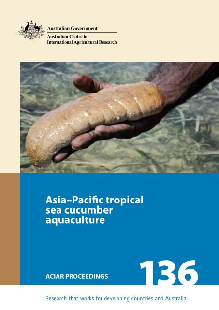 Asia–Pacific tropical sea cucumber aquaculture - ACIAR