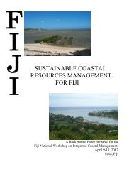 Sustainable Coastal Resources Management for Fiji: A Background ...