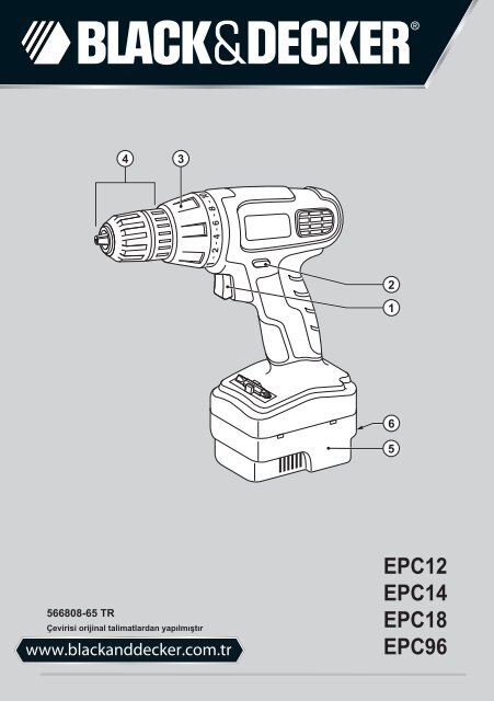 EPC12 EPC14 EPC18 TR - Service - Black & Decker