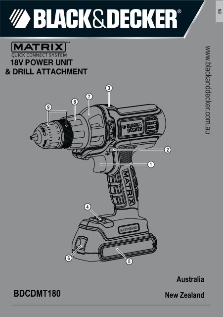 Black + Decker Matrix Quick Connect System 