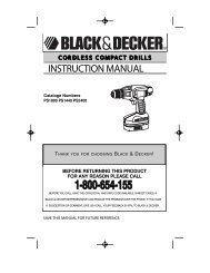 Instruction Manual (Australia - New Zealand) - Black & Decker