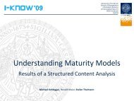 Understanding maturity models - MATURE IP