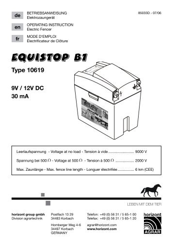 EQUISTOP B1 - ARNDT Europa-Discount