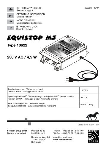 EQUISTOP M3 - ARNDT Europa-Discount