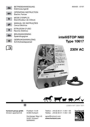 intelliSTOP N60 Type 10617 230V AC - ARNDT Europa-Discount