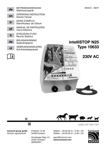 intelliSTOP N25 Type 10633 230V AC - ARNDT Europa-Discount