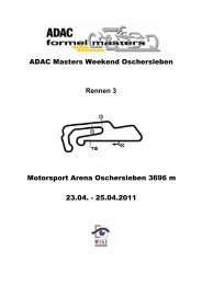 Rennen 3 - Motorsport Arena Oschersleben