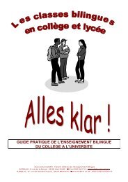 La section Bilingue - Eltern Alsace - Free