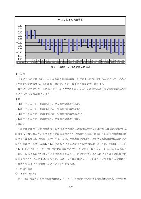 「児童虐待防止と住民意識に関する研究」 －臨床心理学的地域援助の ...