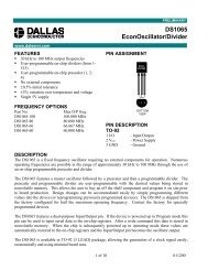 DS1065 EconOscillator/Divider - Maxim