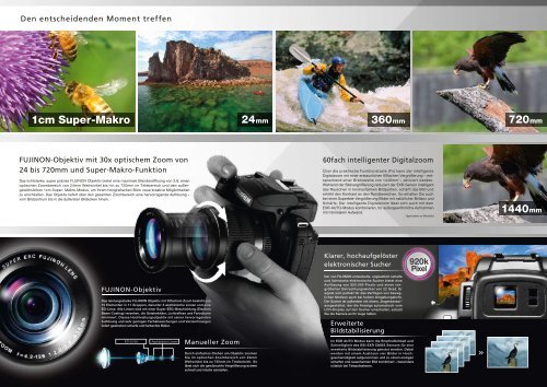 FUJINON-Objektiv mit manuellem Zoom & EXR ... - Digitalkameras